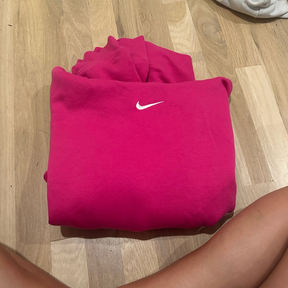 Pink Nike hoodie